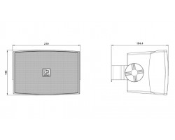 Настенная акустическая система Audac WX802MK2/W белый